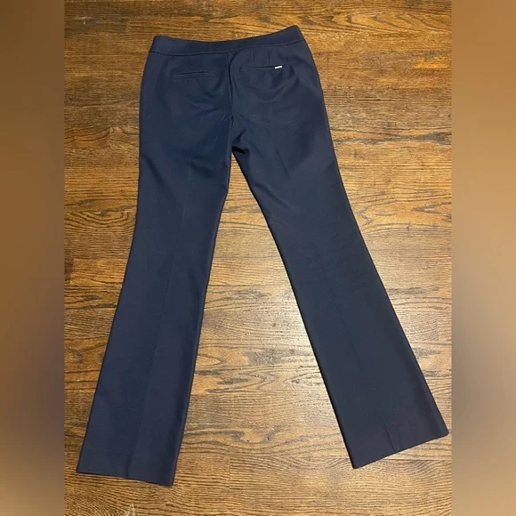 White House Black Market Navy Boot Cut Pants 56% cotton - Picture 6 of 12